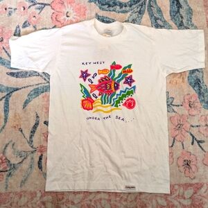 Vintage Single Stitch NWT Key West Under‎ the Sea Graphic T-Shirt